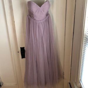 Jenny Yoo Collection tulle/mauvy blush dress